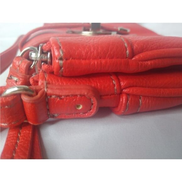 Nine West Bright Red Faux Leather Crossbody - Picture 8 of 11